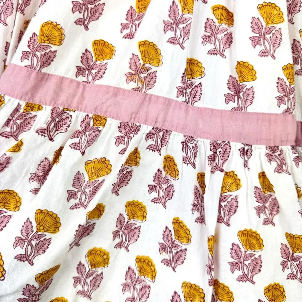 Hanna Andersson & Pink Chicken Sz 4 & 6 Youth Play Dresses 2 Piece Set